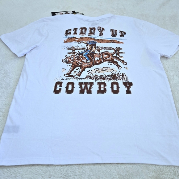 Nickel & Iron "Giddy Up Cowboy"🤠 Graphic Tee👕 - NWT - Picture 15 of 15